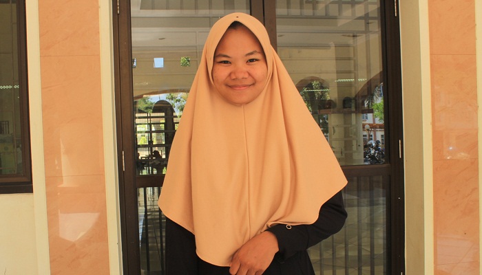 Gambar Riska, Mahasiswi PBI UIN Alauddin Lolos Seleksi ANYIMUN di Bangkok